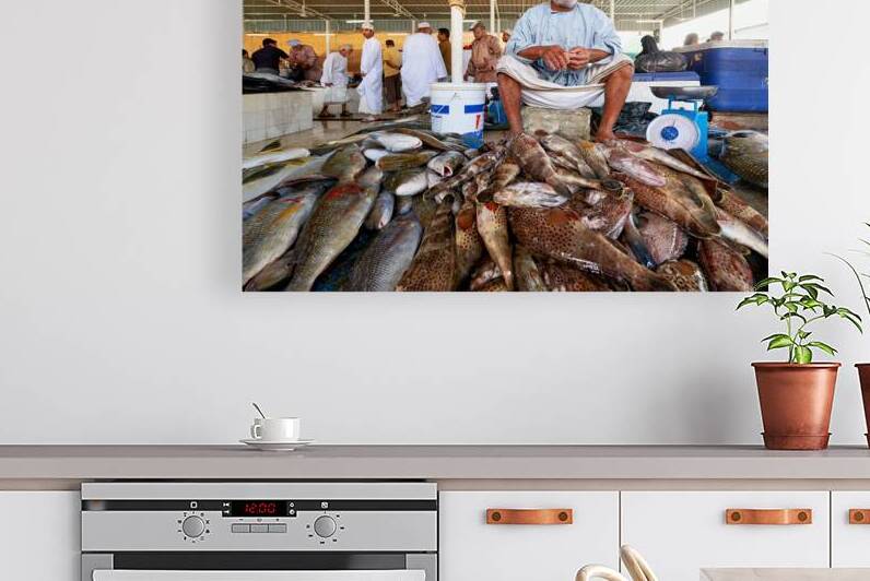 Visit to the muscat fish market in oman during the day by Marco Brivio