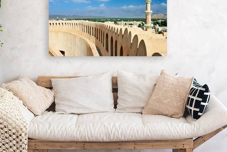 Visit the historic Nizwa Fort in Oman with a view by Marco Brivio