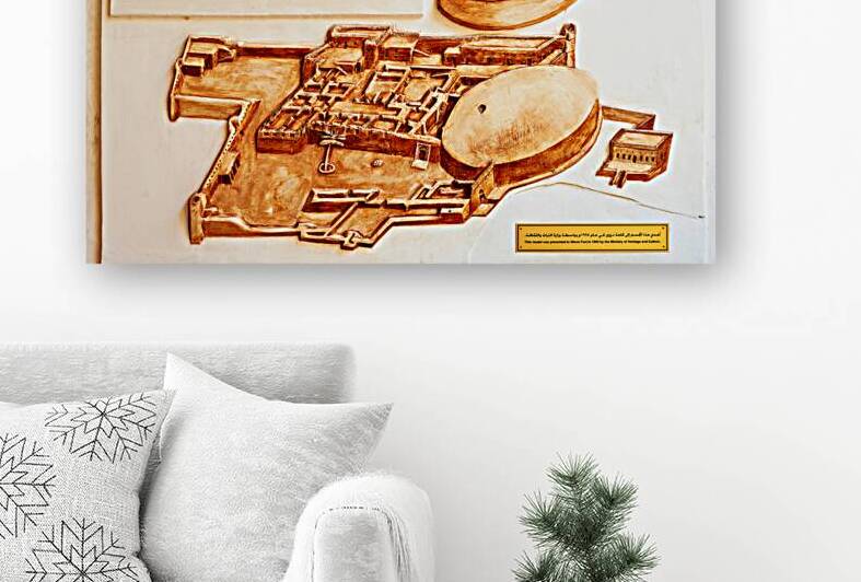 Welcome to Nizwa Fort in Oman with detailed layout by Marco Brivio