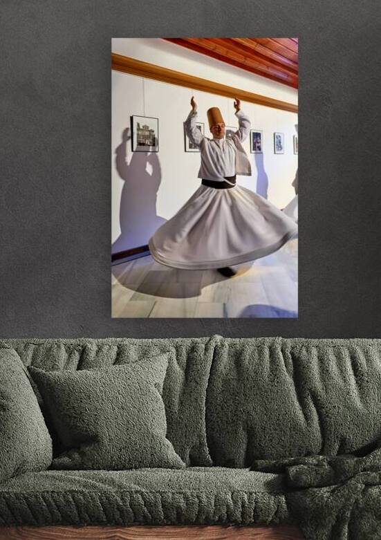 Dervishes perform in Istanbul at a Sufi event by Marco Brivio