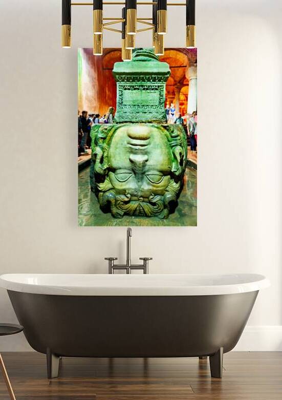 Visit to basilica cistern in istanbul turkey with medusa head by Marco Brivio