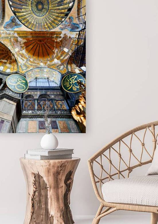 View of Hagia Sophia dome in Istanbul Turkey by Marco Brivio