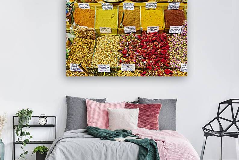 Visit to Grand Bazaar in Istanbul with colorful spices by Marco Brivio