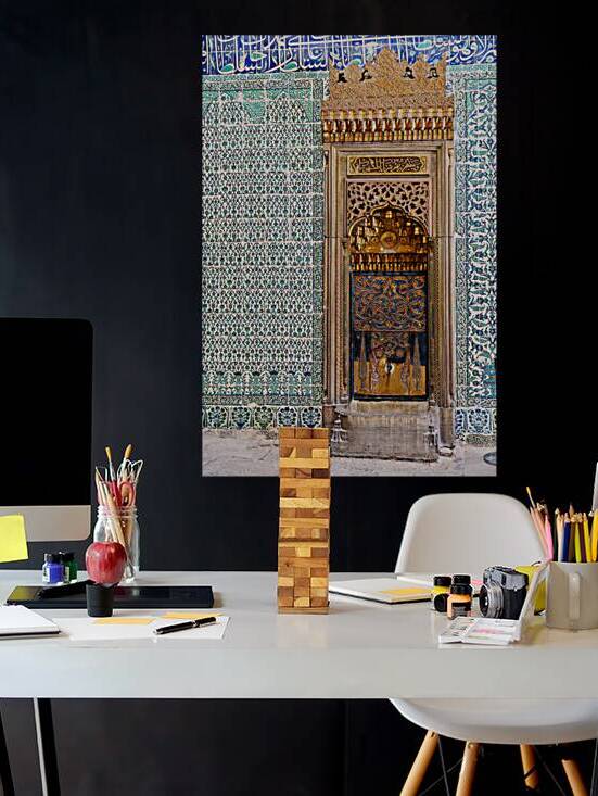 Water fountain at Topkapi Palace in Istanbul Turkey by Marco Brivio