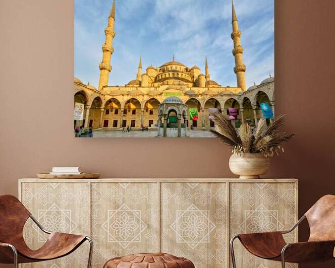 Visit to the Blue Mosque in Istanbul during sunset hours by Marco Brivio