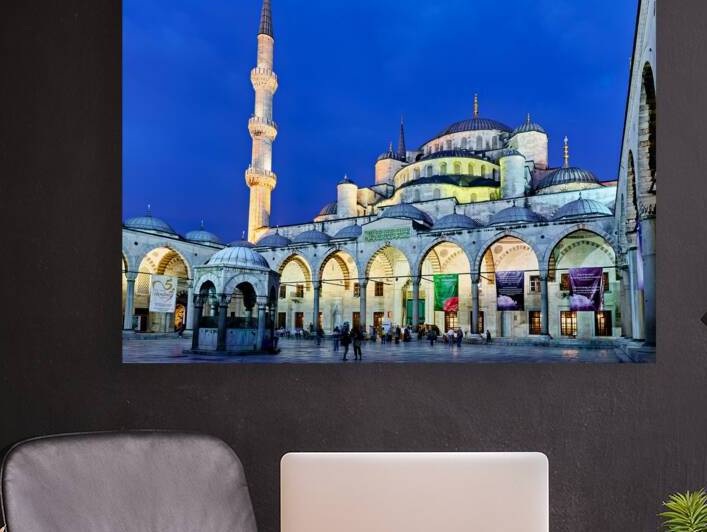 Visit to the Blue Mosque in Istanbul during evening hours by Marco Brivio