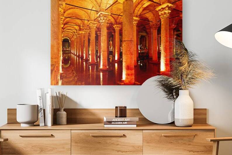 Exploring Basilica Cistern in Istanbul during evening hours by Marco Brivio