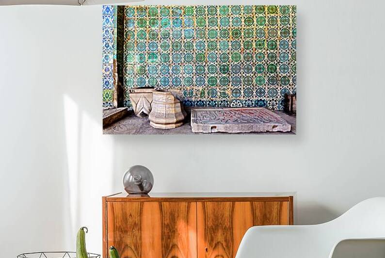 Exploring mosaic tiles and stone work in Topkapi Palace by Marco Brivio