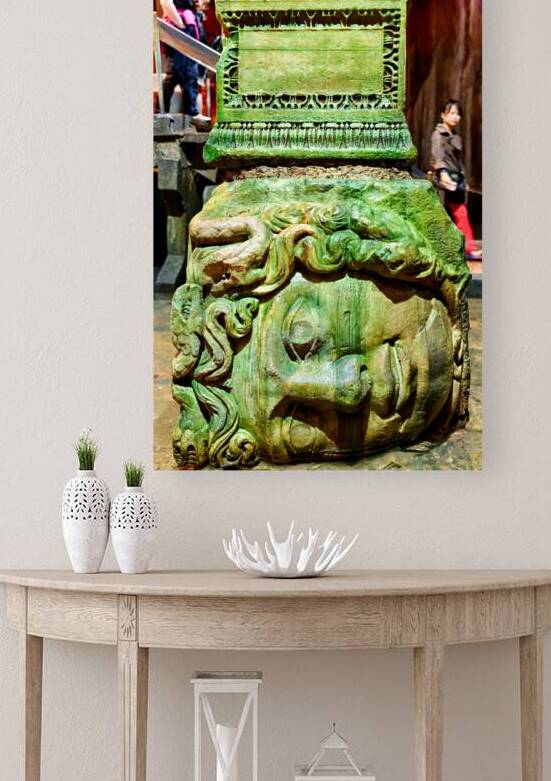 Visit to Basilica Cistern in Istanbul shows ancient columns by Marco Brivio