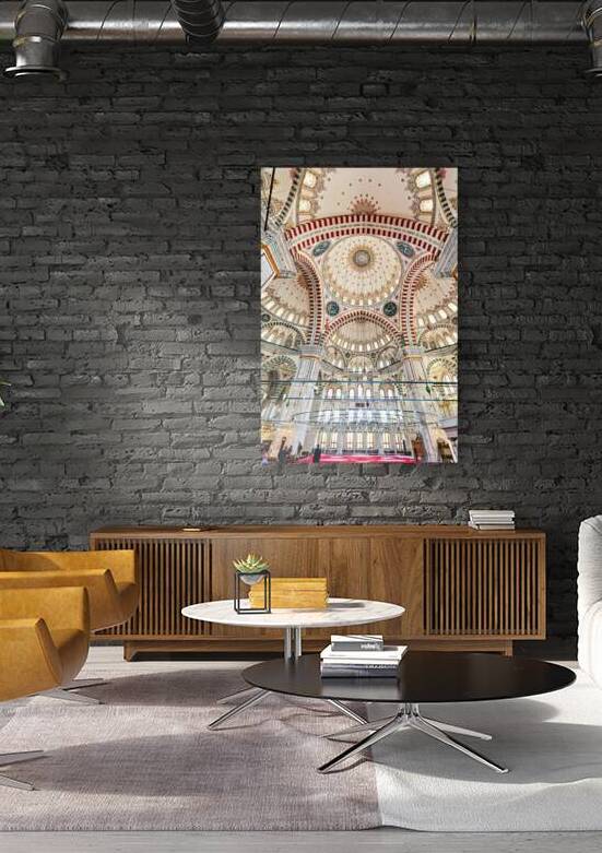 Interior details of Fatih Mosque Istanbul by Marco Brivio