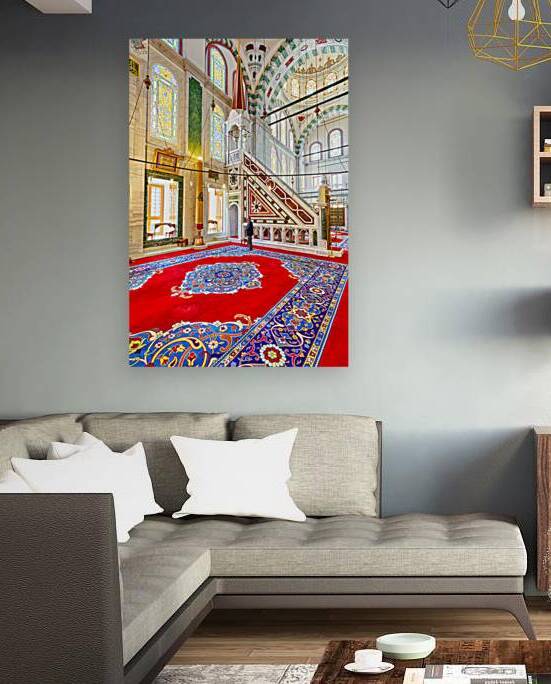 People visit Fatih Mosque in Istanbul by Marco Brivio