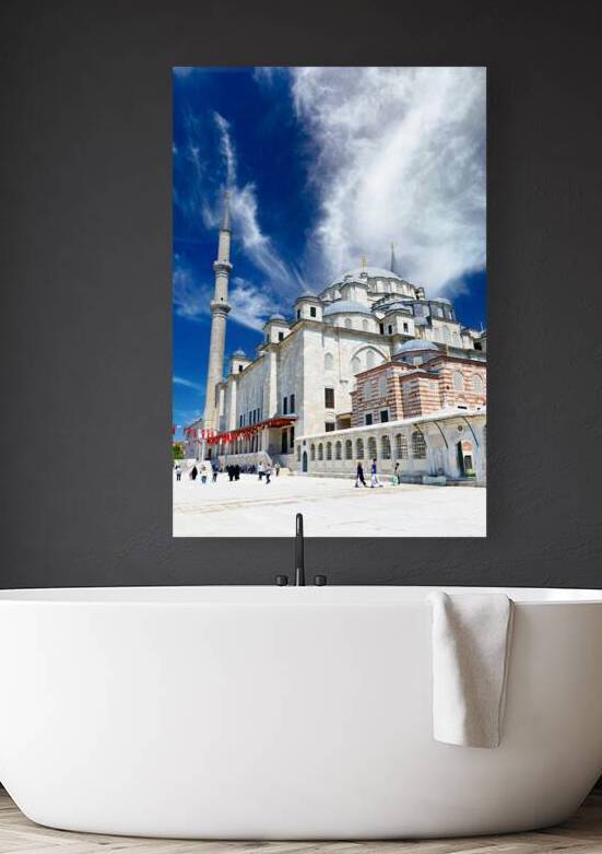 Visit to Fatih Mosque in Istanbul Turkey during sunny day by Marco Brivio