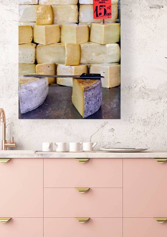 Cheese stall in Grand Bazaar of Istanbul Turkey by Marco Brivio