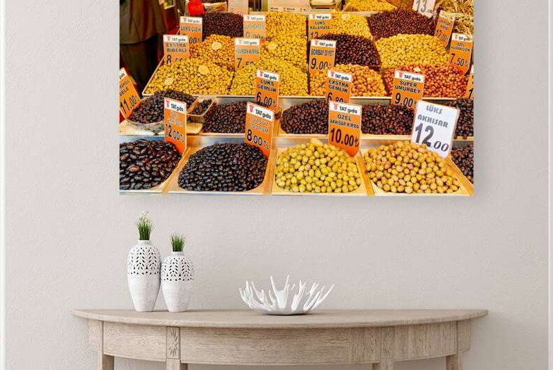 Visit to the Grand Bazaar in Istanbul at the olive stall by Marco Brivio