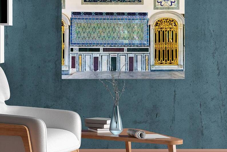 Exploring the ornate wall design in Topkapi Palace Istanbul by Marco Brivio