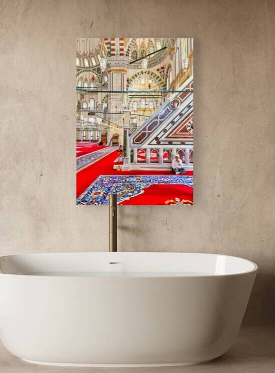 Fatih Mosque presents architecture and worship space in Istanbul by Marco Brivio