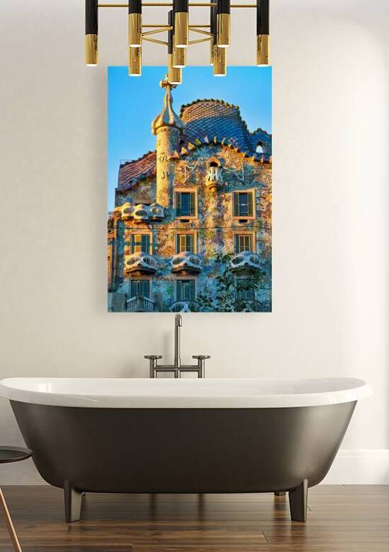 Exploring Casa Batllo in Barcelona during sunset hours by Marco Brivio