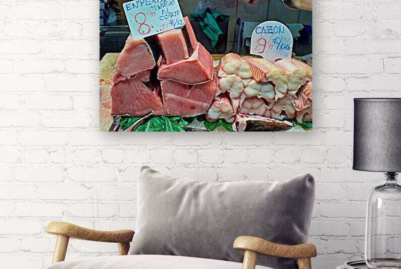 Fresh fish at Mercat de Sant Josep de la Boqueria by Marco Brivio