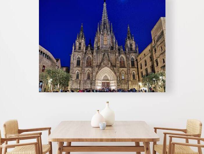 Cathedral of the holy cross and saint eulalia in barcelona by Marco Brivio