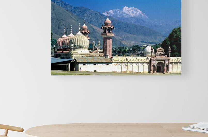 Beautiful mosque stands in Chitral valley of Pakistan by Marco Brivio