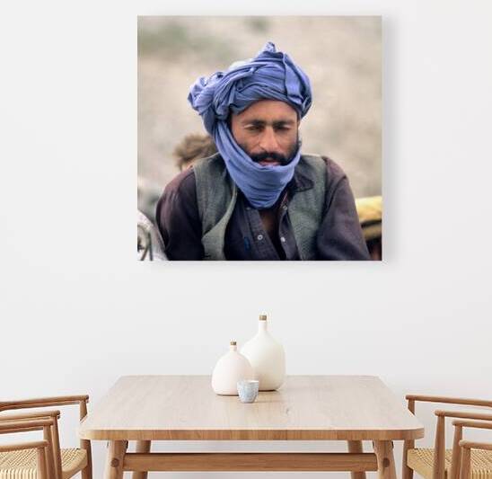 Portrait of a man in traditional attire from Pakistan by Marco Brivio