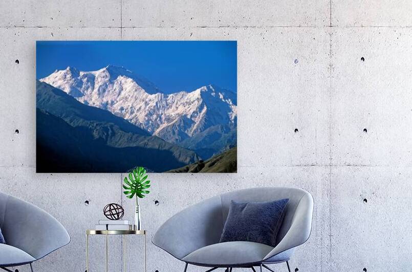 Snow covered peaks in the Karakoram range of Pakistan by Marco Brivio