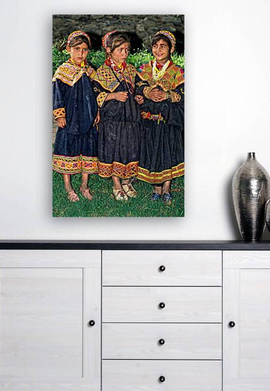 Children from a Kalash village in Bumburet Valley of Pakistan by Marco Brivio