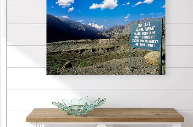 View of Nanga Parbat Peak in the Karakoram range Pakistan by Marco Brivio