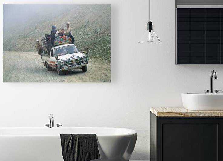 Journey on gravel road to Shandur Pass in Pakistan by Marco Brivio