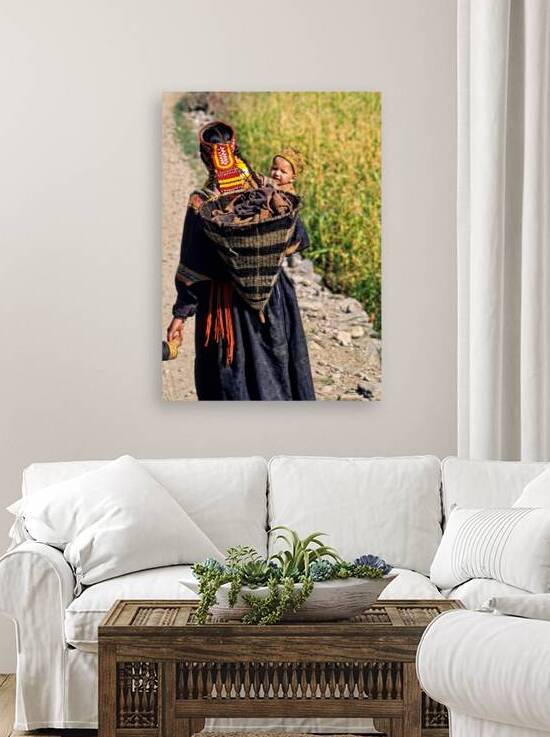 Life in kalash village of bumburet valley with a child by Marco Brivio