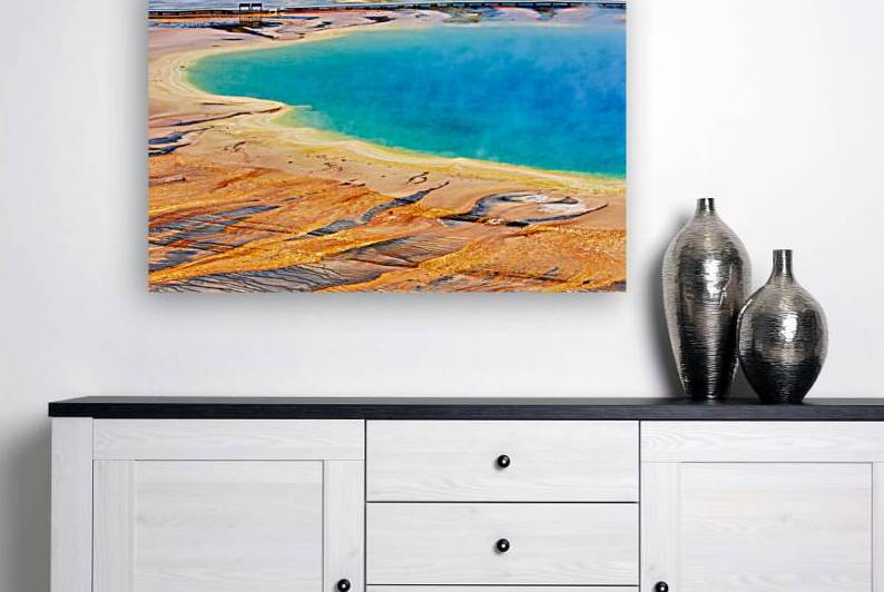 Explore grand prismatic spring in yellowstone national park by Marco Brivio