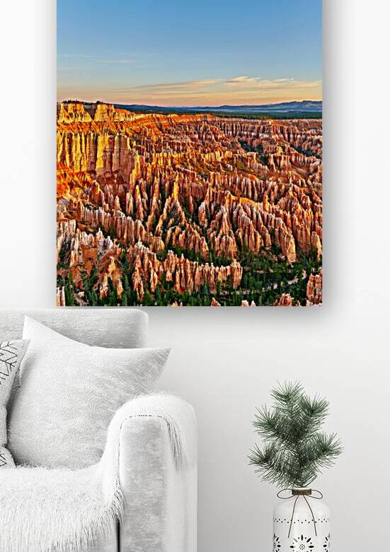 Sunset view from Bryce Point in Bryce Canyon National Park by Marco Brivio