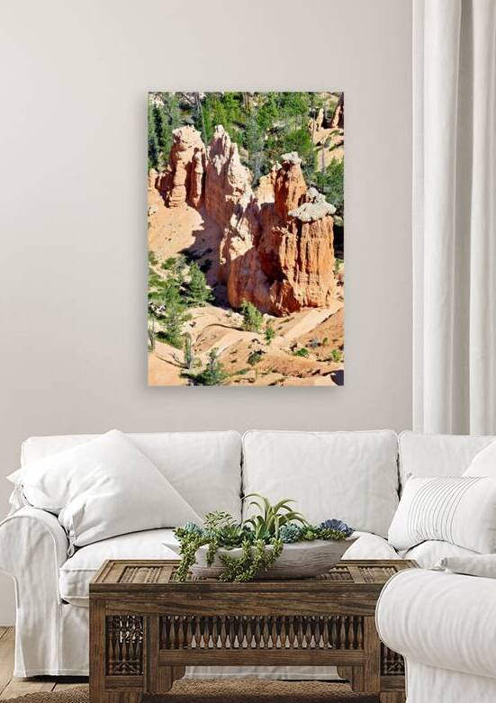 Bryce Point offers views of canyon rock formations by Marco Brivio