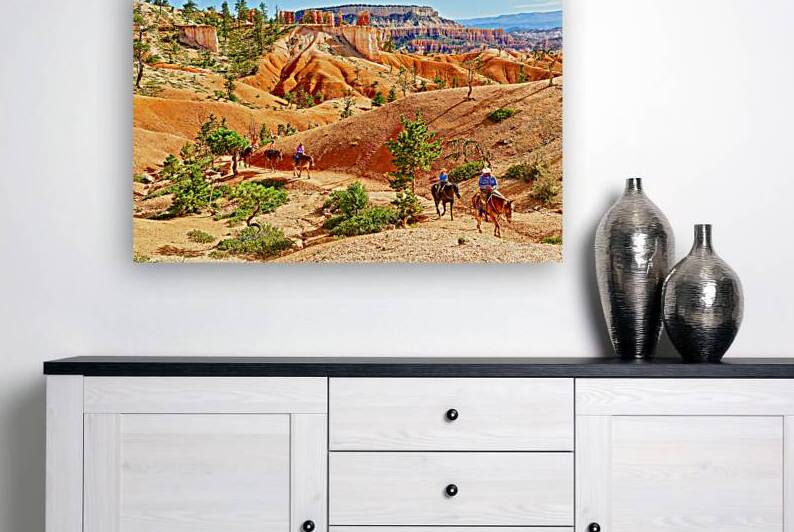 Horseback trip in Queens Garden at Bryce Canyon National Park by Marco Brivio