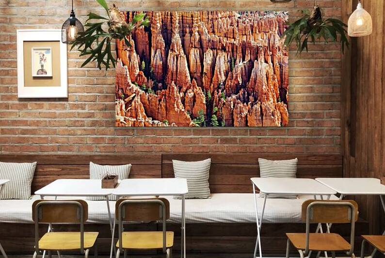 Hoodoos at inspiration point bryce canyon np by Marco Brivio