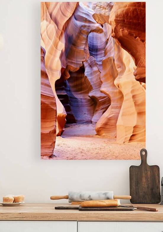 Exploring Antelope Slot Canyon in USA during the day by Marco Brivio