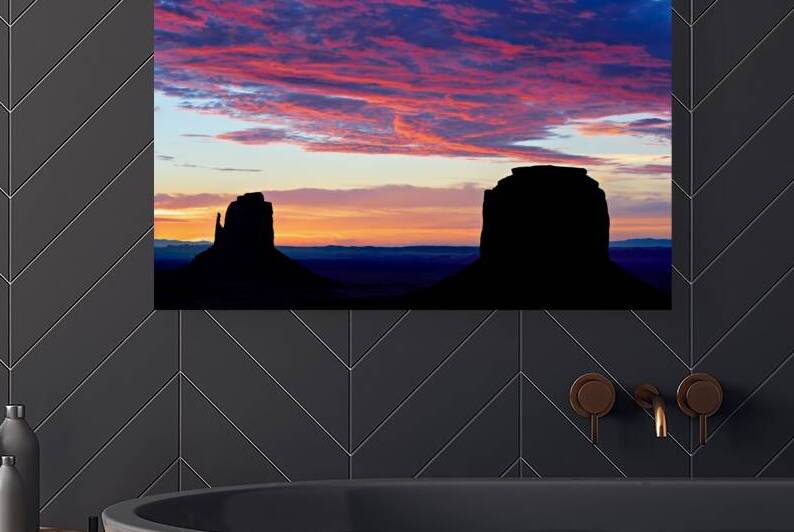 Sunset over Monument Valley near the Navajo Nation by Marco Brivio