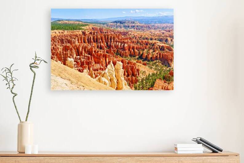 View from inspiration point at bryce canyon national park by Marco Brivio