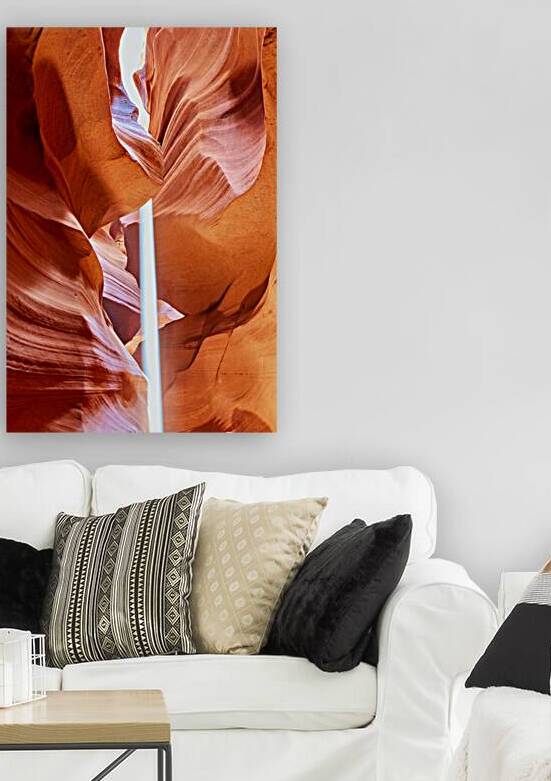 Exploring Antelope Slot Canyon in Arizona USA during midday by Marco Brivio