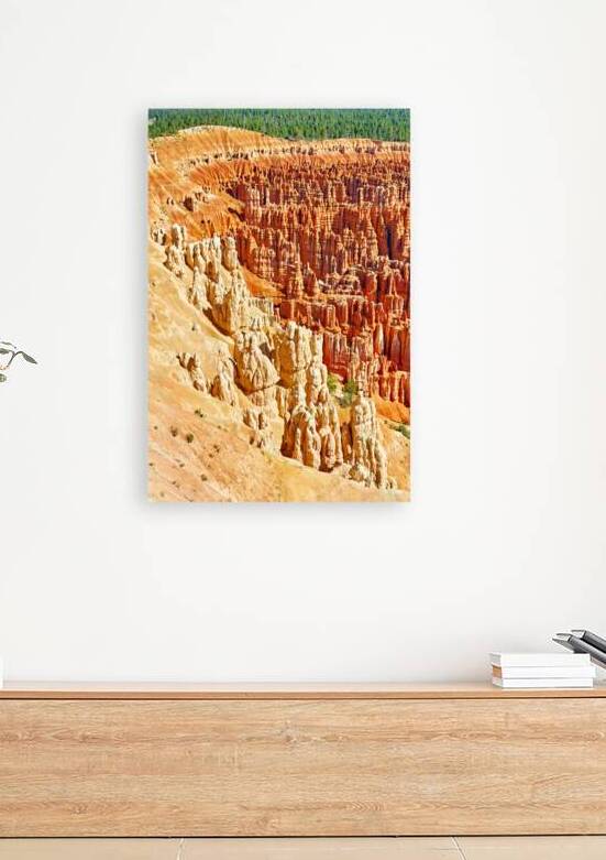 Visitors enjoy the view of Bryce Canyon from Inspiration Point by Marco Brivio