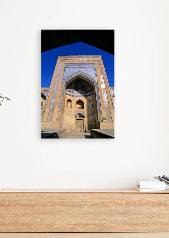 Majestic architecture in Khiva Uzbekistan under clear sky by Marco Brivio