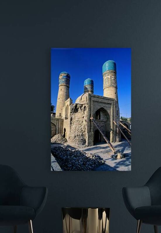 Ancient buildings and towers in Bukhara Uzbekistan by Marco Brivio