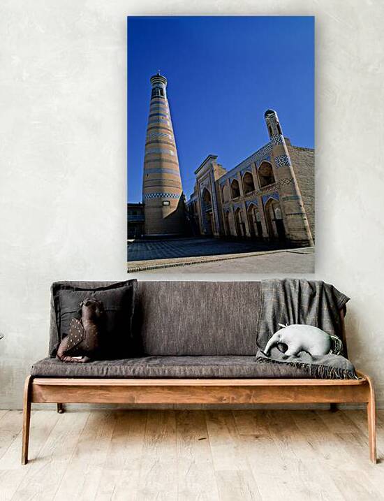 Explore Khivas historic minaret and architecture by Marco Brivio
