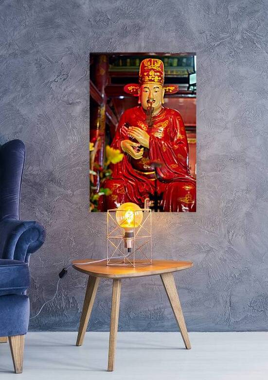 Statue of a deity in Hanoi Vietnam showing traditional clothing by Marco Brivio