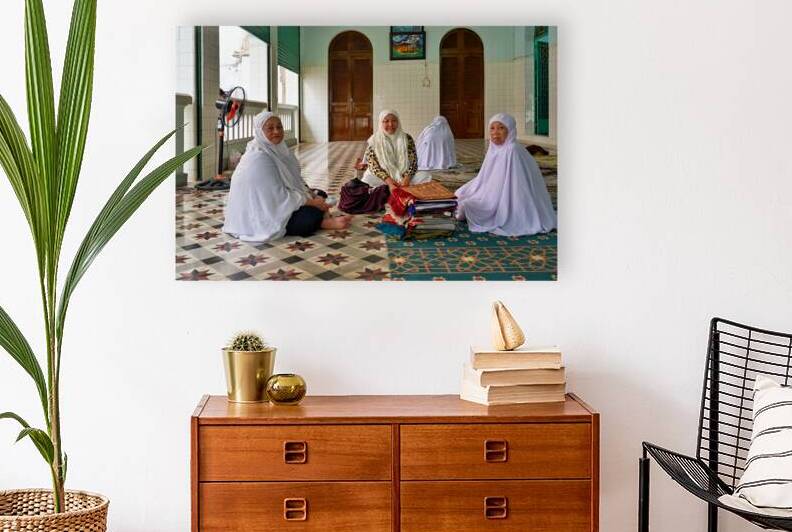 Women in traditional dress in Ho Chi Minh City Vietnam by Marco Brivio