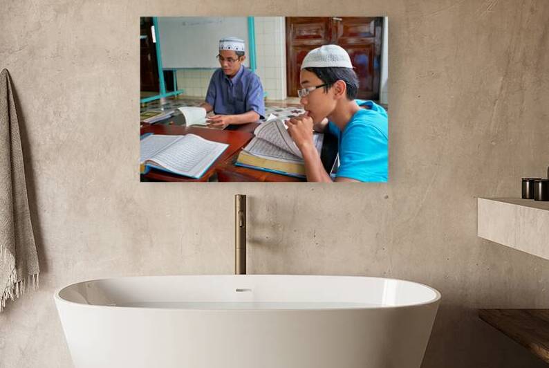 Learning together in a classroom in Ho Chi Minh City by Marco Brivio