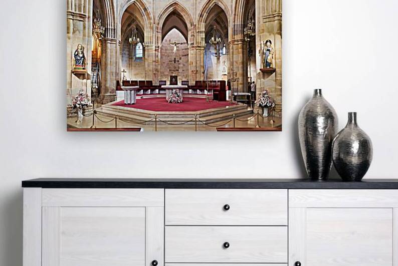 Exploring Bilbao cathedral in Spain during the day by Marco Brivio