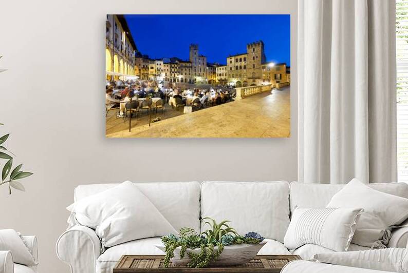 Piazza Grande at sunset offers dining and socializing in Arezzo by Marco Brivio