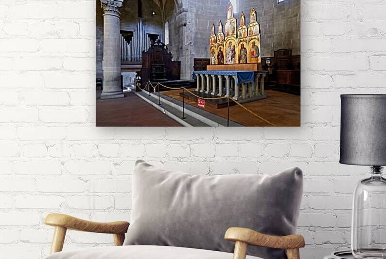 Visit the altar of Santa Maria della Pieve in Arezzo Tuscany by Marco Brivio