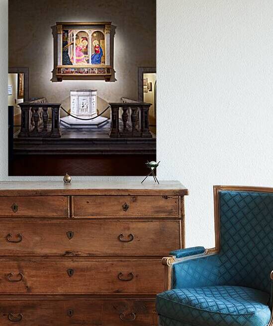 Cortona Italy features Annunciation panel by Beato Angelico by Marco Brivio